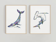 Rainbow Sea life Set of Two 8x10 or 5x7 Fine Art Prints