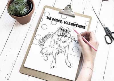 Valentine's Day Coloring Pages!