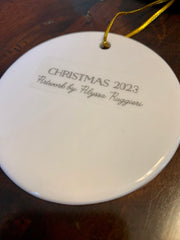 Highland Light Christmas Ceramic Christmas Ornament