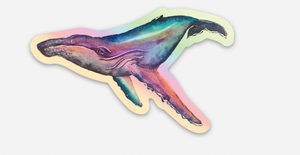 Limited Edition Whale Stickers!