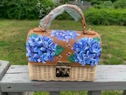 Hand Painted Hydrangea Bag 04