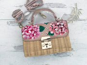 Hand Painted Hydrangea Bag 07