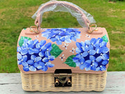 Custom Hand Painted Hydrangea Bag