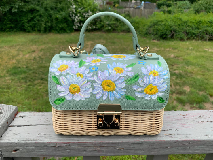 Hand Painted Daisy Bag 10
