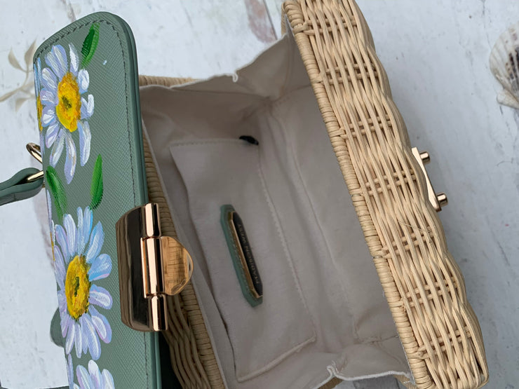 Hand Painted Daisy Bag 10