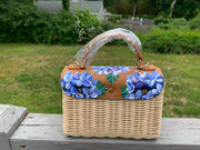 Hand Painted Hydrangea Bag 04