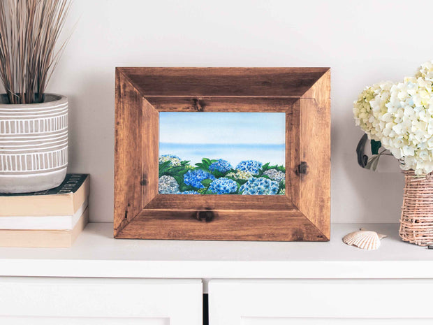 Blue Hydrangeas 5x7, 8x10 or 11x14 in. Fine Art Print.