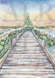 Cape Christmas Greeting Card or Notecard Set