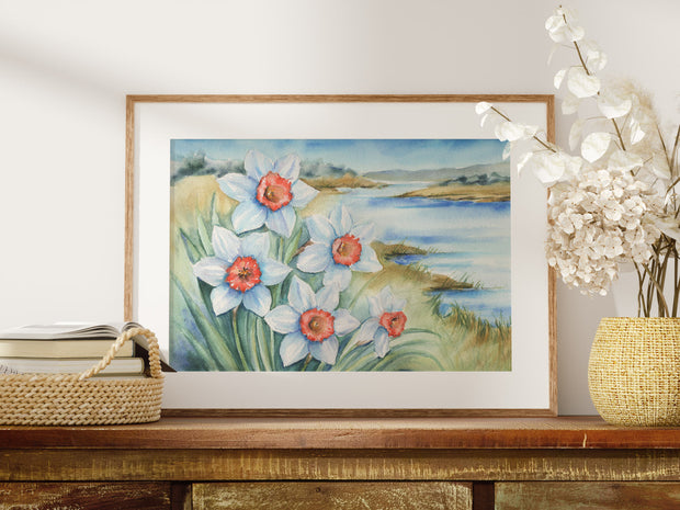 Daffodils by the Sea