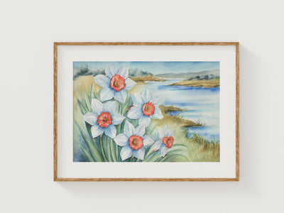 Daffodils by the Sea