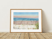 Beach Fence 5x7, 8x10, or 11x14 in. Fine Art Print.