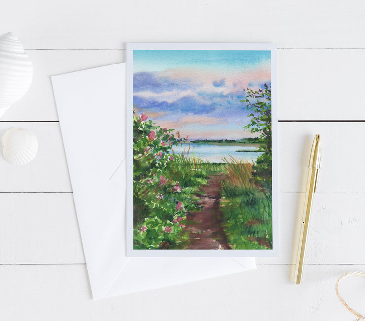 Forthill Dusk 5x7 Blank Greeting Card