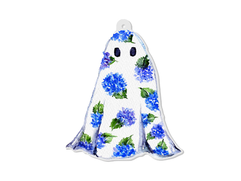 Hydrangea Ghost Acrylic Ornament – ALR Designs