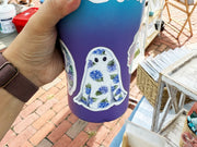 Hydrangea Ghost 3 in. Waterproof Vinyl Sticker