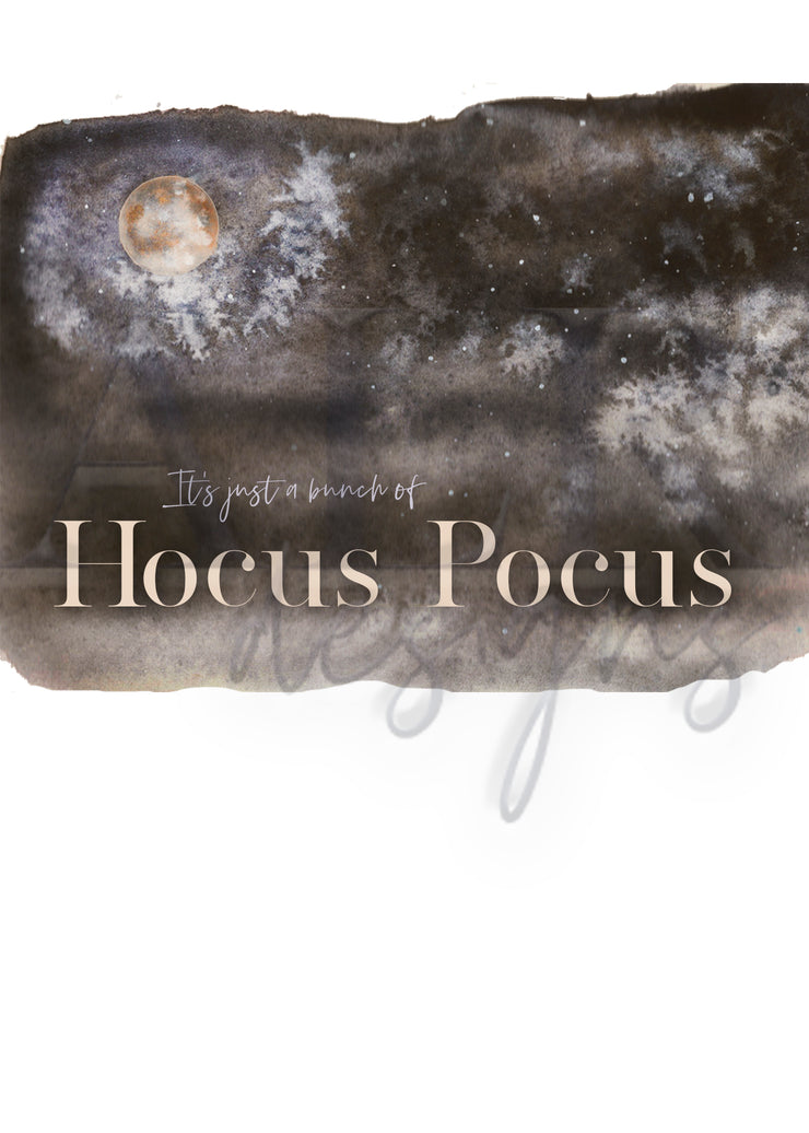 Be Magical or Hocus Pocus 5x7 Blank Greeting Card
