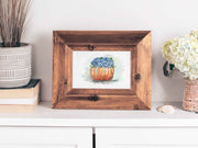 Hydrangea Pumpkin 5x7 in or 8x10 Fine Art Print