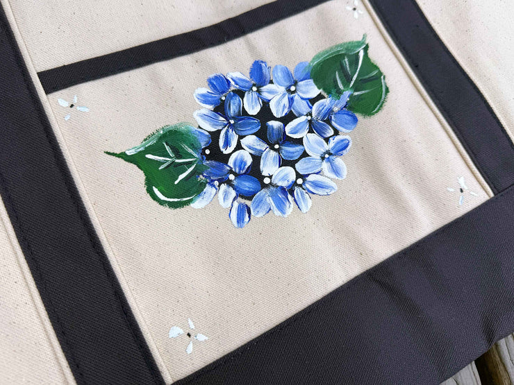 Hand Painted Canvas Tote Bag