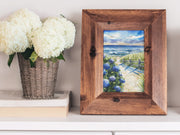 Blue Hydrangea Pathway Fine Art Print