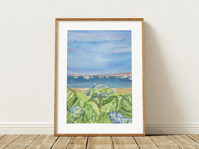 Hyannis Hydrangeas 5x7, 8x10 or 11x14 in. Fine Art Print