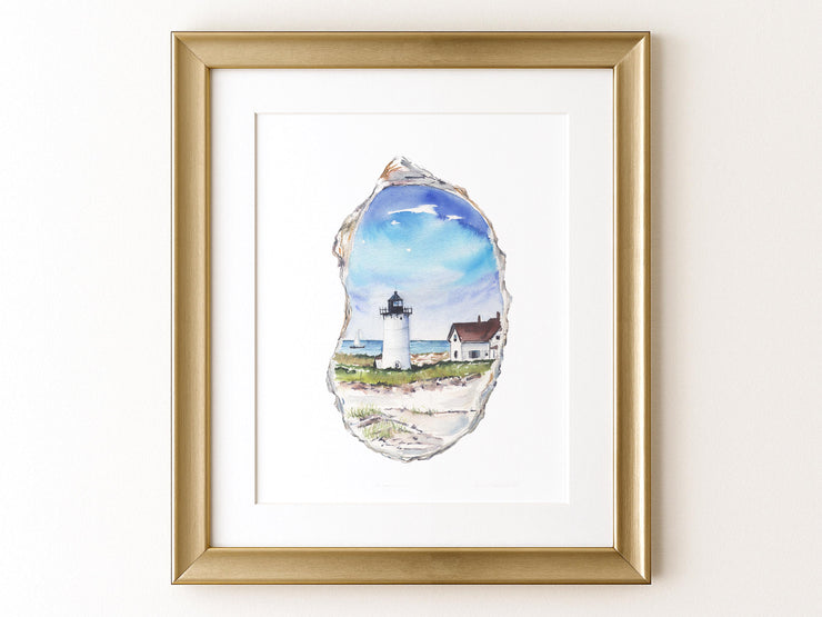 Oyster Lighthouse Fine Art Print