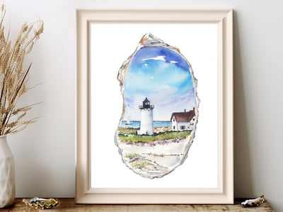 Oyster Lighthouse Fine Art Print