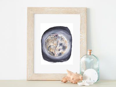 Oyster Moon 5x7 or 8x10 Fine Art Print