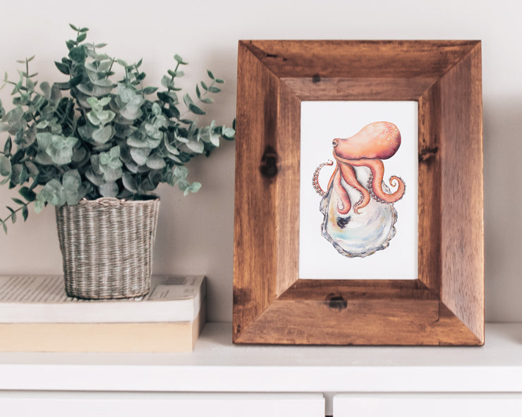 Oyster Octopus Fine Art Print