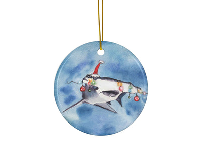 Hammerhead Ceramic Christmas Ornament