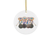 Shell Friends 4 Ceramic Christmas Ornament