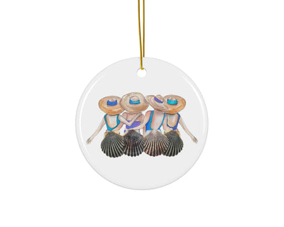 Shell Friends 4 Ceramic Christmas Ornament