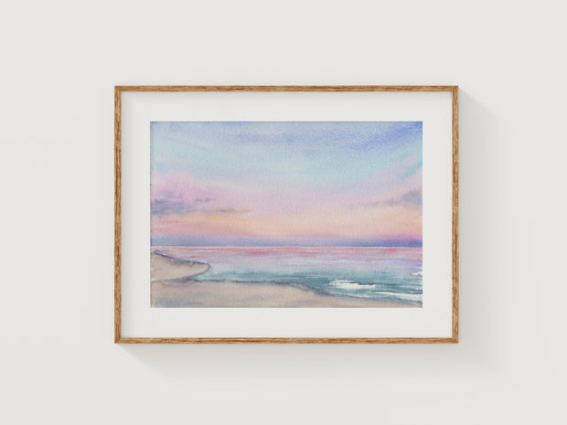 Pastel Sunrise II 5x7, 8x10, or 11x14 in. Fine Art Print