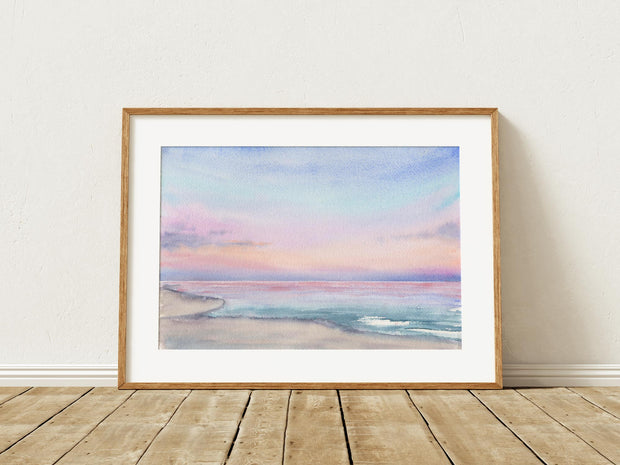 Pastel Sunrise II 5x7, 8x10, or 11x14 in. Fine Art Print