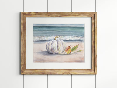 Pumpkin Beach  8x10 or 5x7 in. Fine Art Print