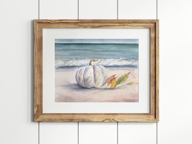Pumpkin Beach  8x10 or 5x7 in. Fine Art Print