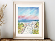 Sunset Pathway Fine Art Print