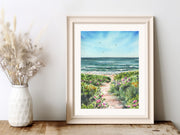 Seaside Pathway Fine Art Print