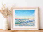 Sunlit Waves Fine Art Print