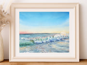 Sunlit Waves Fine Art Print