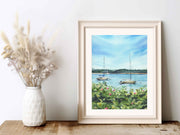 Harbor Blooms Fine Art Print