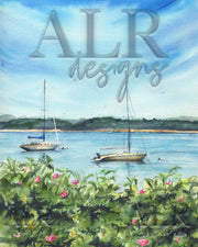 Harbor Blooms Fine Art Print