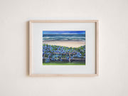 Coastal Blue Hydrangeas 5x7 in, 8x10 or 11x14 Fine Art Print