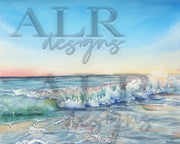 Sunlit Waves Fine Art Print