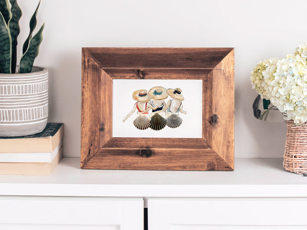 Shell Friends 8x10 or 5x7  Fine Art Print