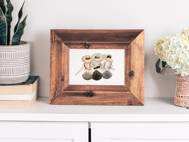 Shell Friends 8x10 or 5x7  Fine Art Print