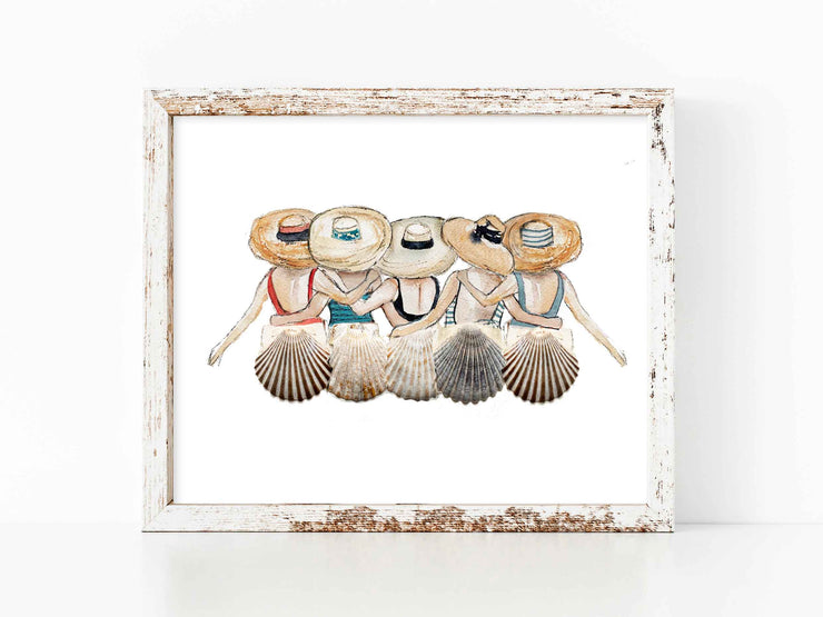 Shell Friends 5, 8x10 or 5x7  Fine Art Print