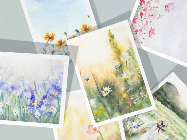Spring Morning Notecard Set of 6 or 12