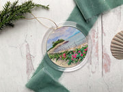 Hand-painted Watercolor "The Knob Springtime" Ornament