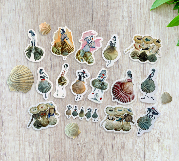 Shell Lady Stickers!
