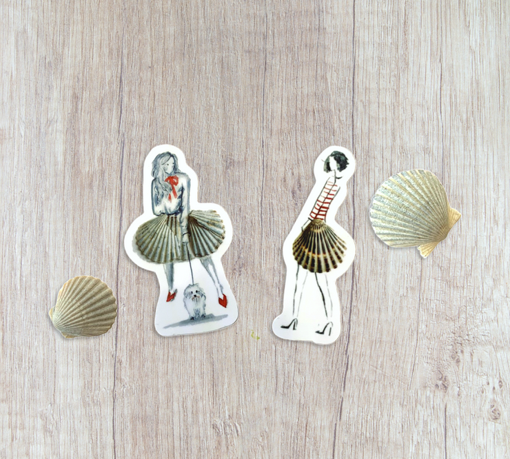 Shell Lady Stickers!