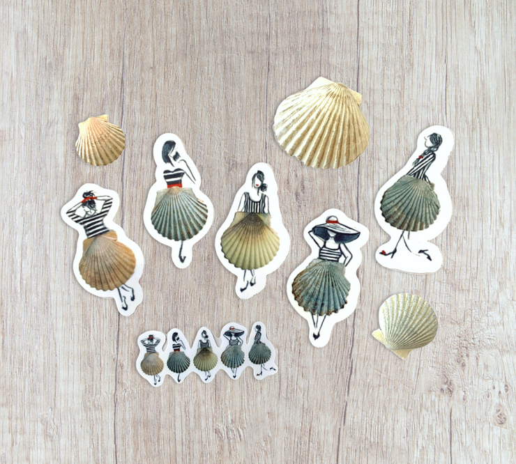 Shell Lady Stickers!